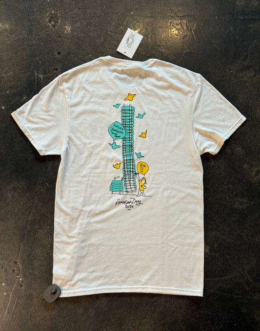 Gonz Deck Wall SS TEE (White)